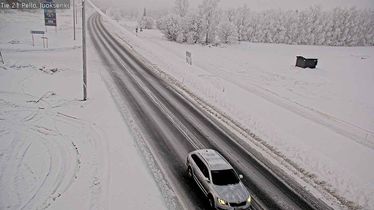Kelikamerat Kuva Tie 21 Pello Juoksenki, Pello, Lappi