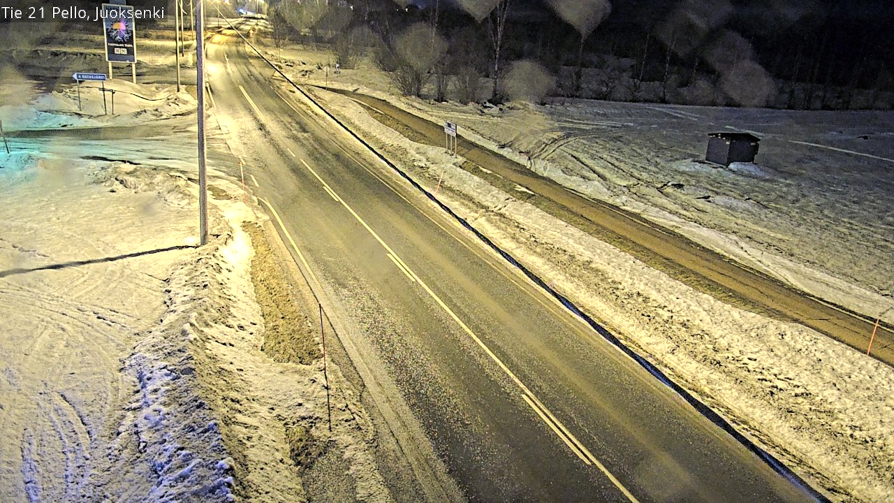 Kelikamerat Kuva Tie 21 Pello Juoksenki, Pello, Lappi