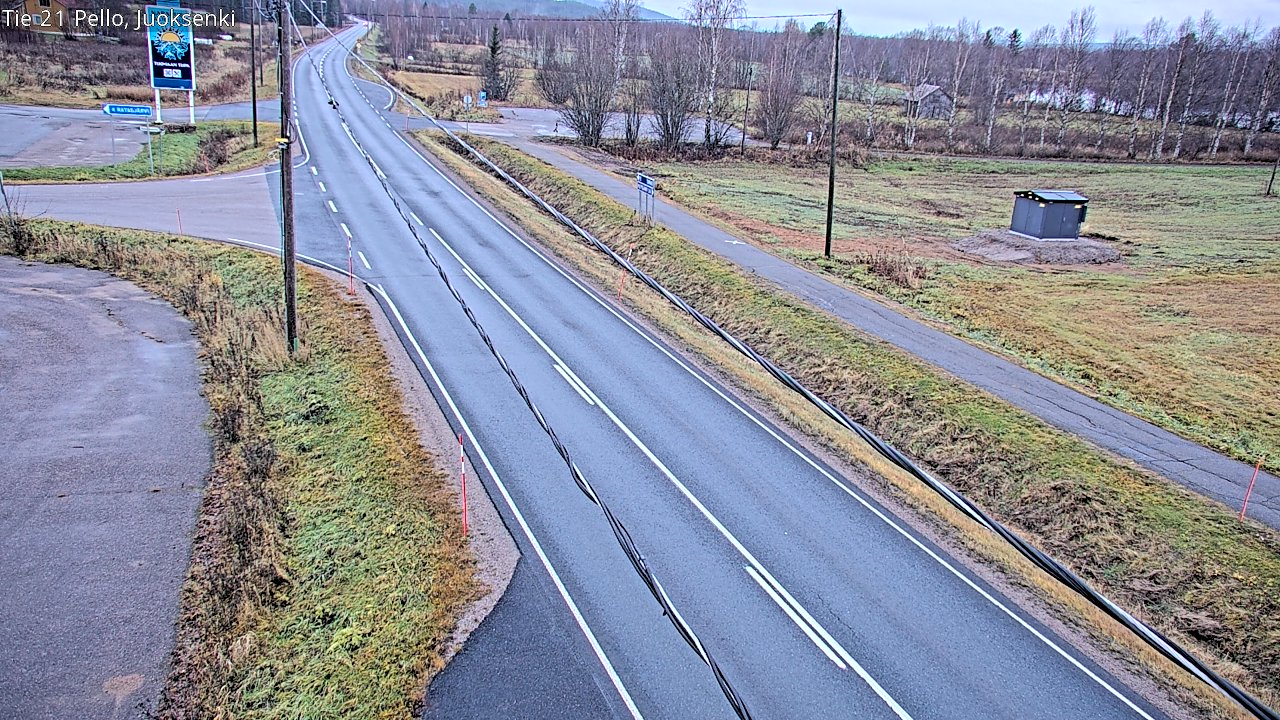 Kelikamerat Kuva Tie 21 Pello Juoksenki, Pello, Lappi