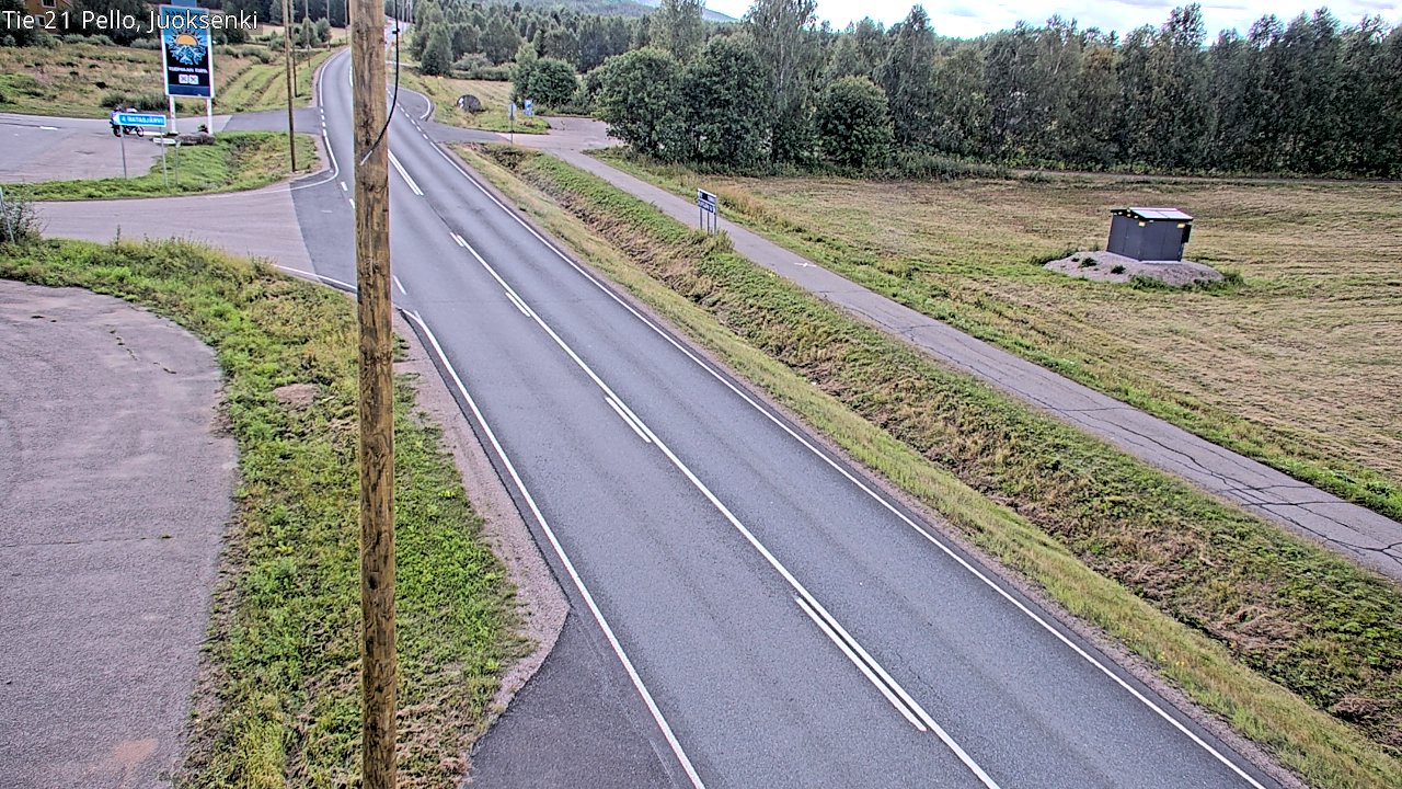 Kelikamerat Kuva Tie 21 Pello Juoksenki, Pello, Lappi