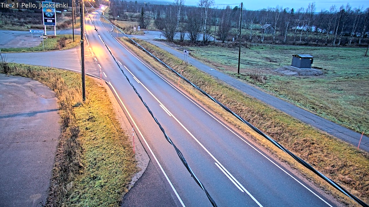 Kelikamerat Kuva Tie 21 Pello Juoksenki, Pello, Lappi