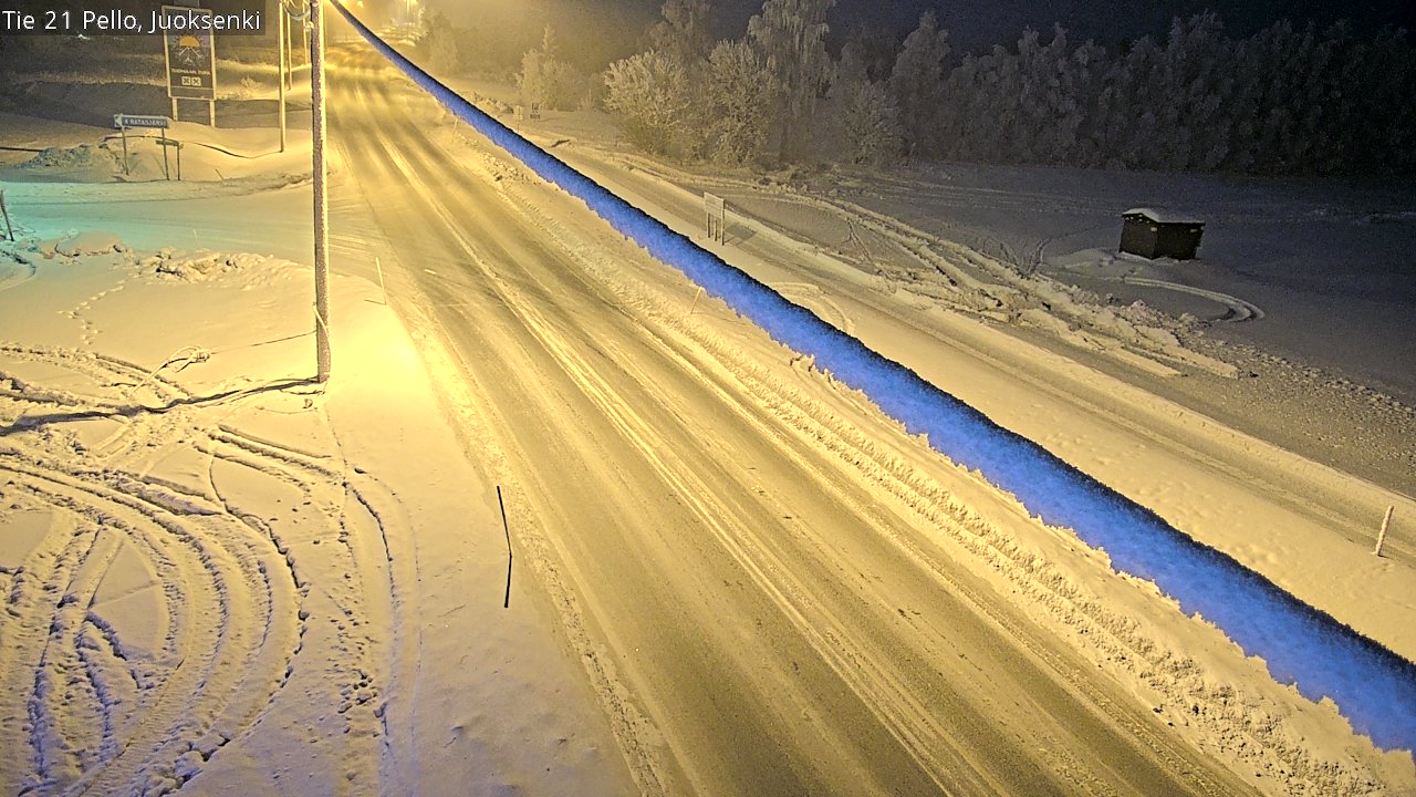 Kelikamerat Kuva Tie 21 Pello Juoksenki, Pello, Lappi