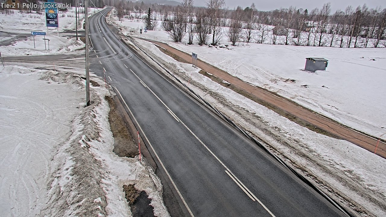 Kelikamerat Kuva Tie 21 Pello Juoksenki, Pello, Lappi
