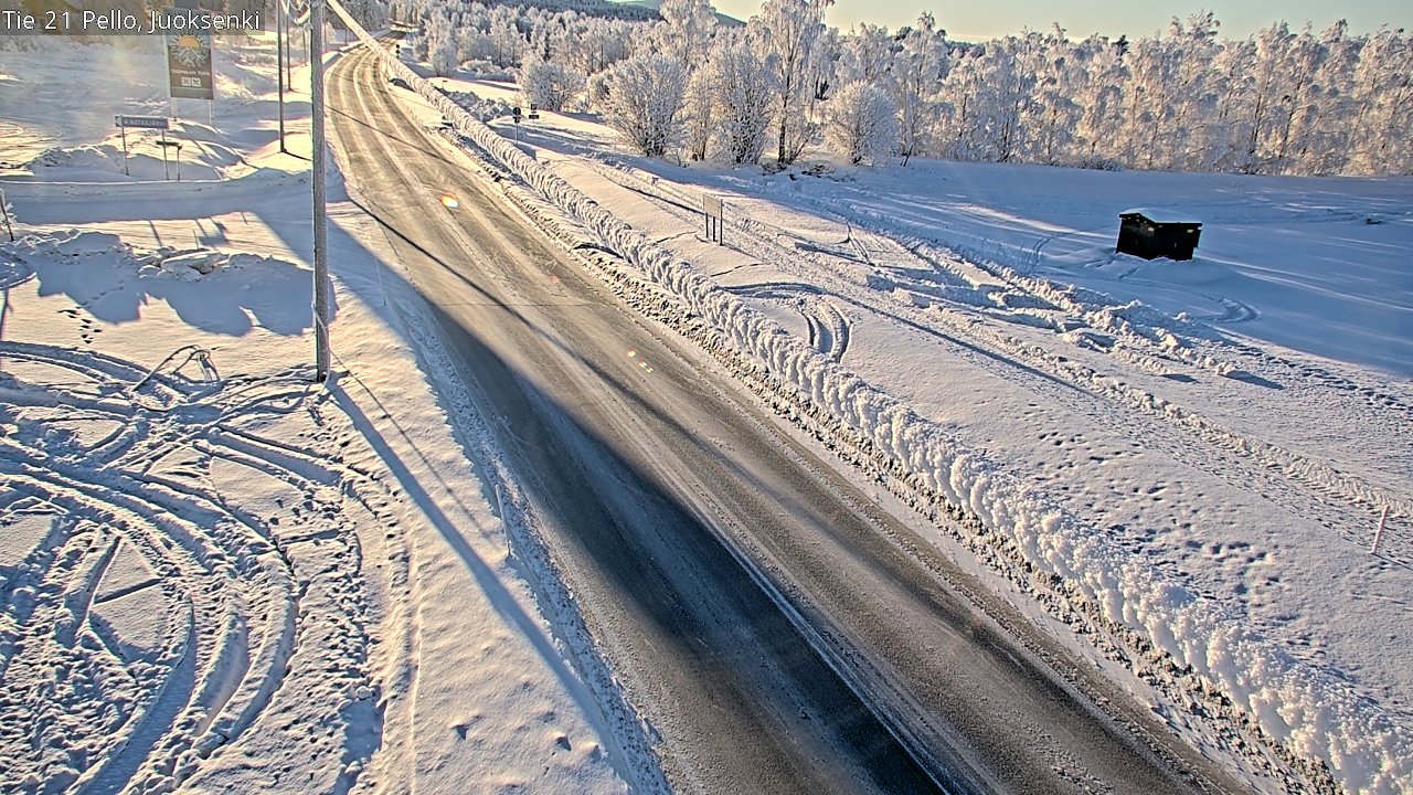 Kelikamerat Kuva Tie 21 Pello Juoksenki, Pello, Lappi