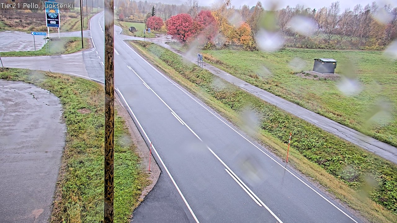 Weather Camera Image Road 21 Pello Juoksenki, Pello, Lappi