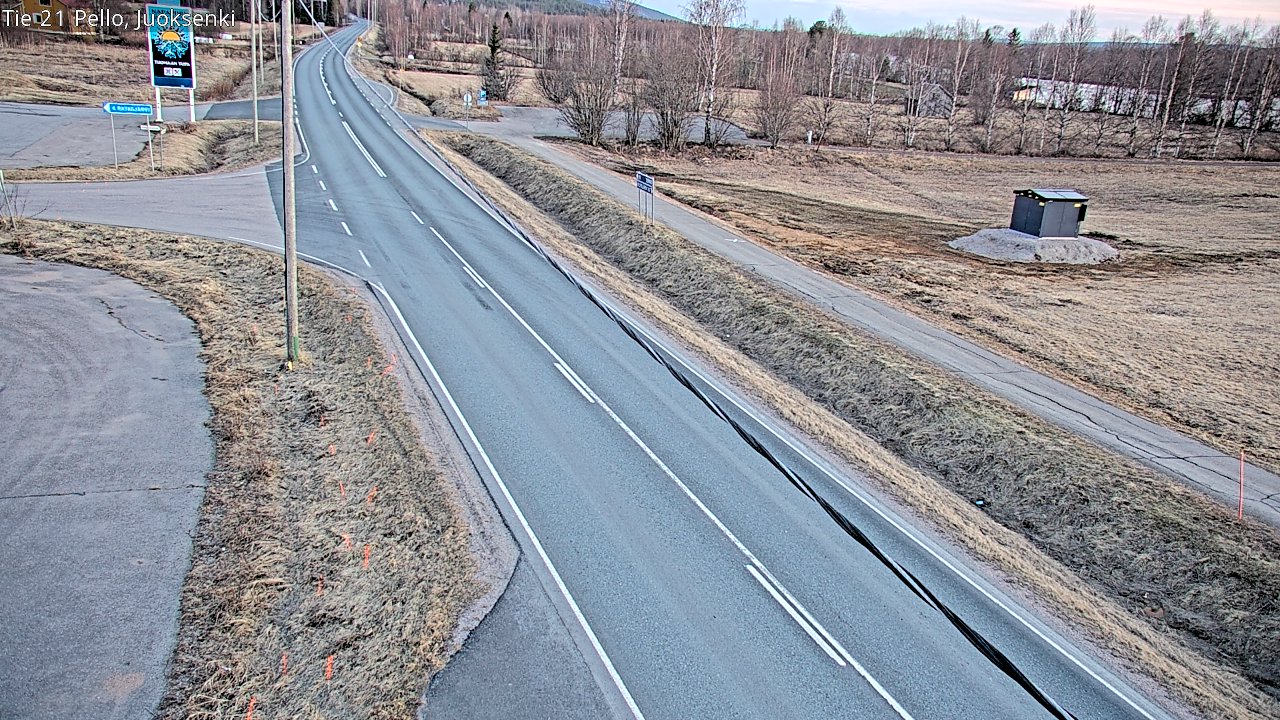 Kelikamerat Kuva Tie 21 Pello Juoksenki, Pello, Lappi