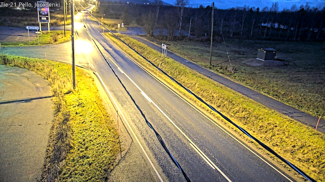 Kelikamerat Kuva Tie 21 Pello Juoksenki, Pello, Lappi