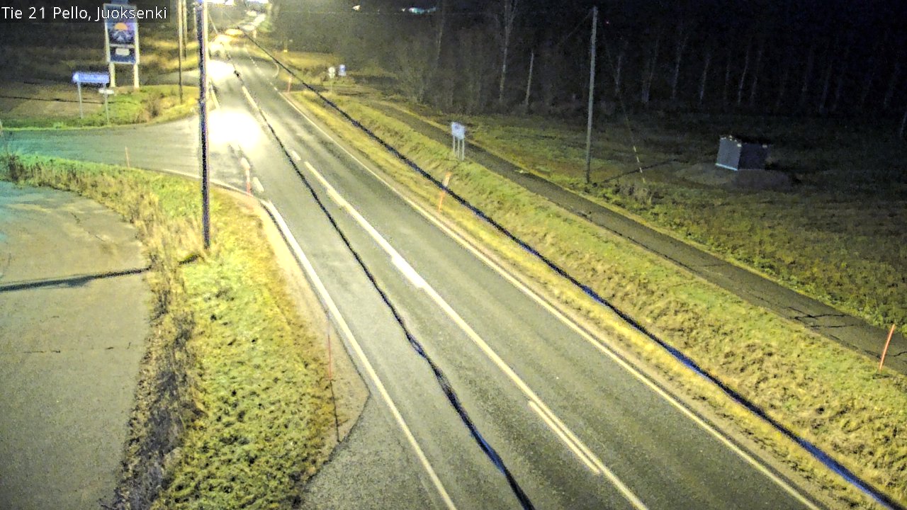 Kelikamerat Kuva Tie 21 Pello Juoksenki, Pello, Lappi