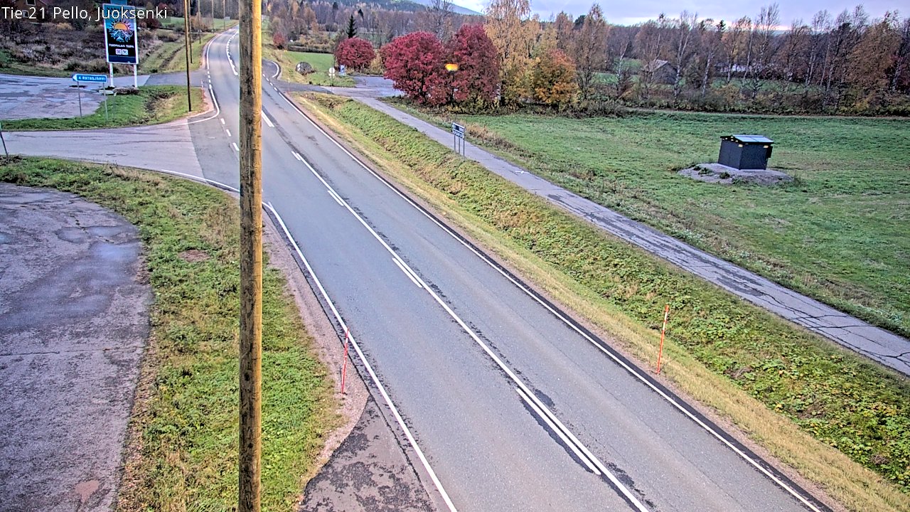 Kelikamerat Kuva Tie 21 Pello Juoksenki, Pello, Lappi