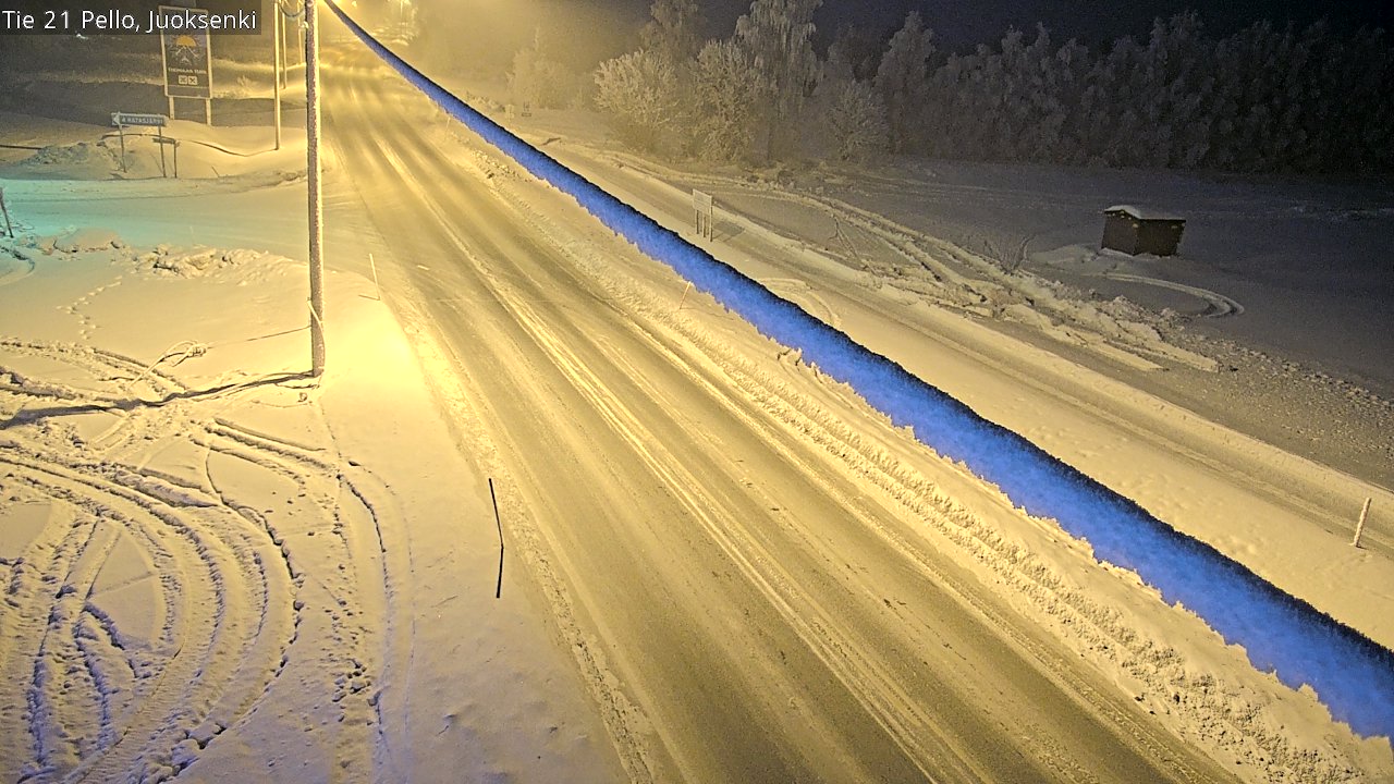 Kelikamerat Kuva Tie 21 Pello Juoksenki, Pello, Lappi