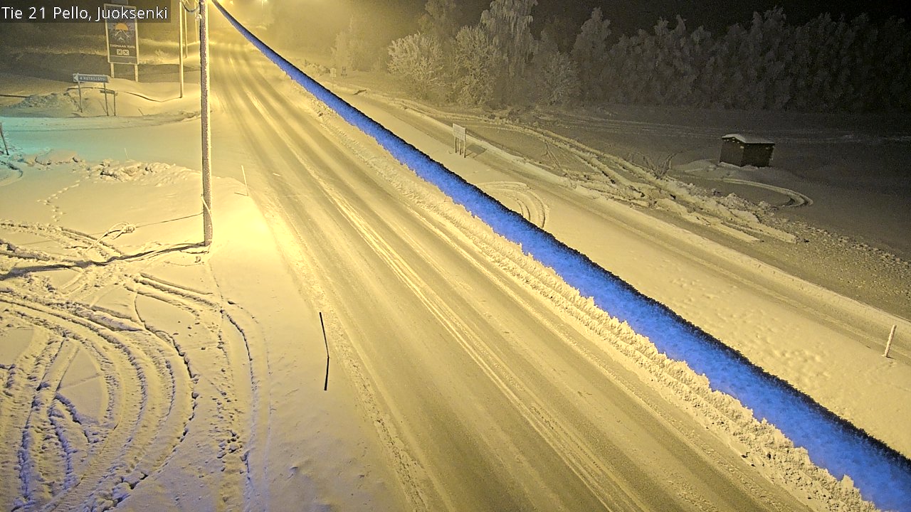 Kelikamerat Kuva Tie 21 Pello Juoksenki, Pello, Lappi