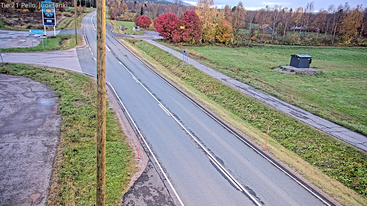 Kelikamerat Kuva Tie 21 Pello Juoksenki, Pello, Lappi