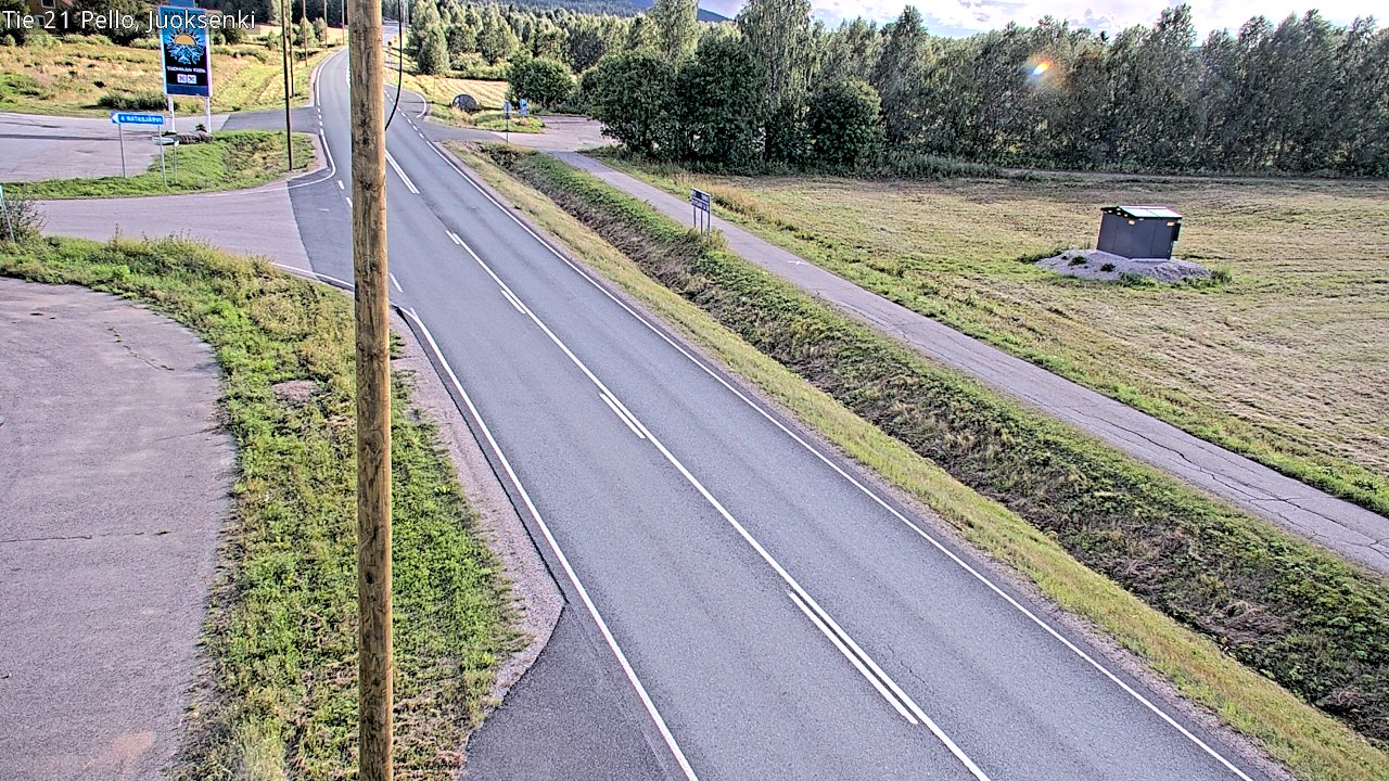 Kelikamerat Kuva Tie 21 Pello Juoksenki, Pello, Lappi