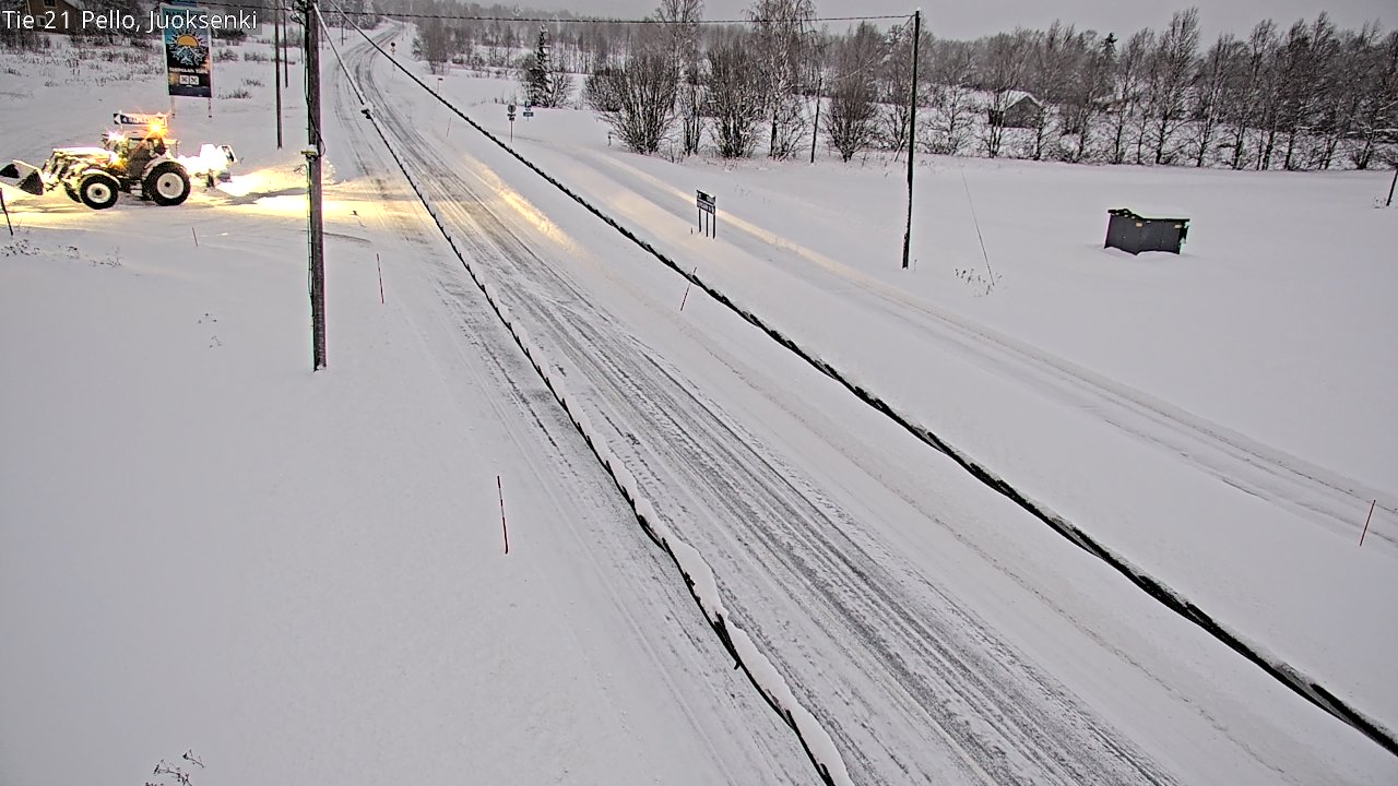 Kelikamerat Kuva Tie 21 Pello Juoksenki, Pello, Lappi