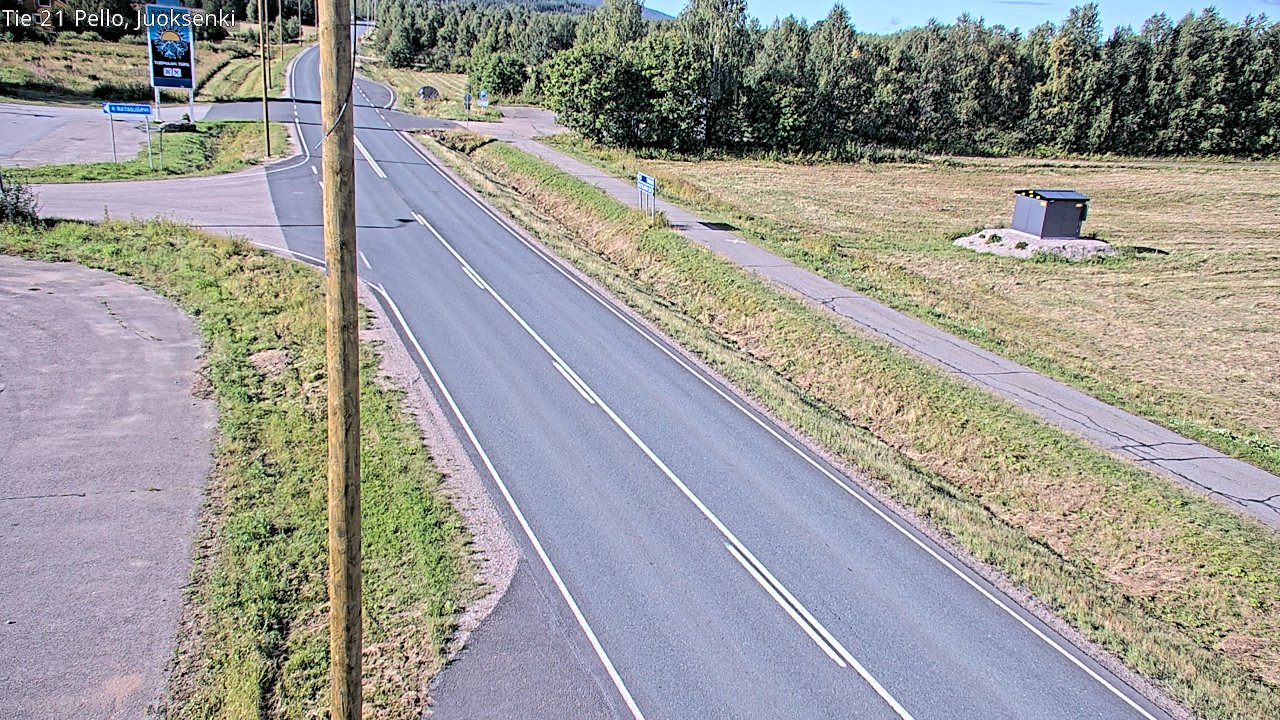 Kelikamerat Kuva Tie 21 Pello Juoksenki, Pello, Lappi