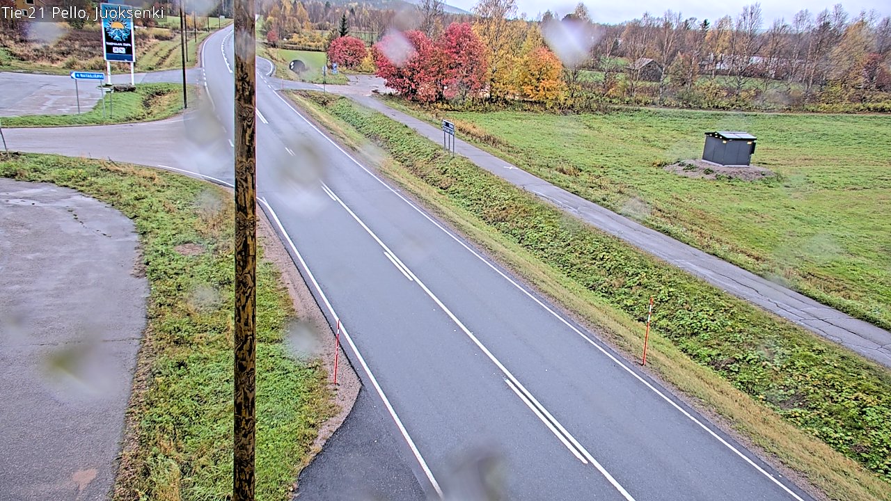Weather Camera Image Road 21 Pello Juoksenki, Pello, Lappi