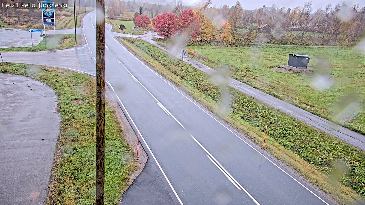 Weather Camera Image Road 21 Pello Juoksenki, Pello, Lappi