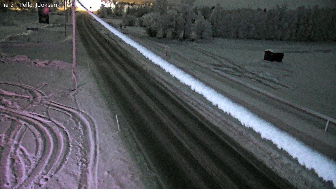 Kelikamerat Kuva Tie 21 Pello Juoksenki, Pello, Lappi