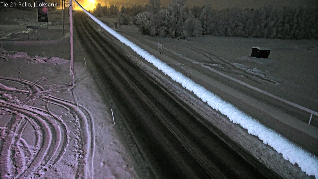 Kelikamerat Kuva Tie 21 Pello Juoksenki, Pello, Lappi