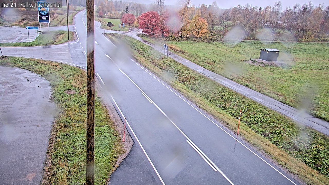 Weather Camera Image Road 21 Pello Juoksenki, Pello, Lappi