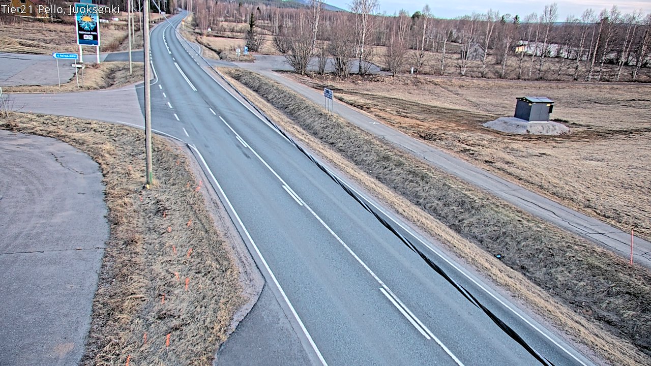 Kelikamerat Kuva Tie 21 Pello Juoksenki, Pello, Lappi