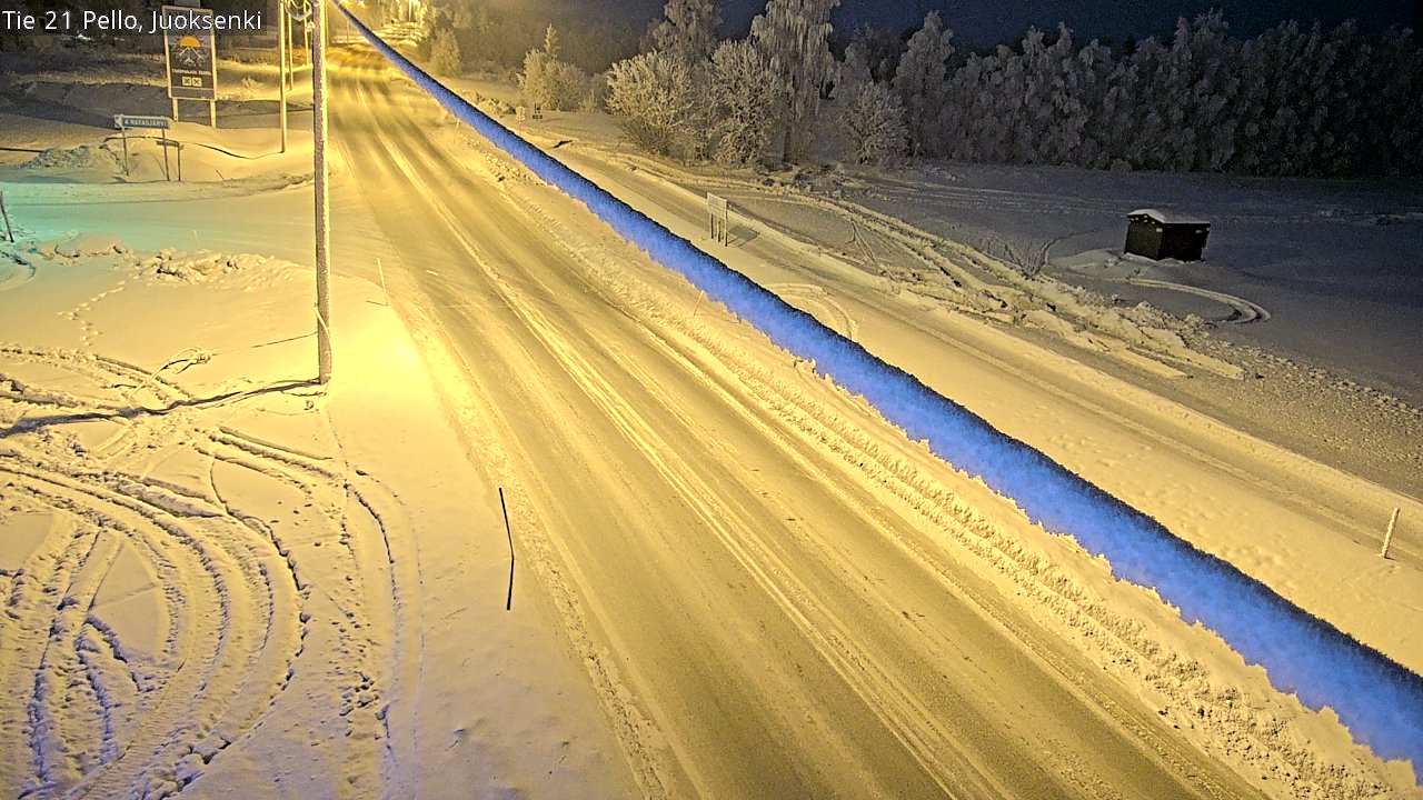 Kelikamerat Kuva Tie 21 Pello Juoksenki, Pello, Lappi
