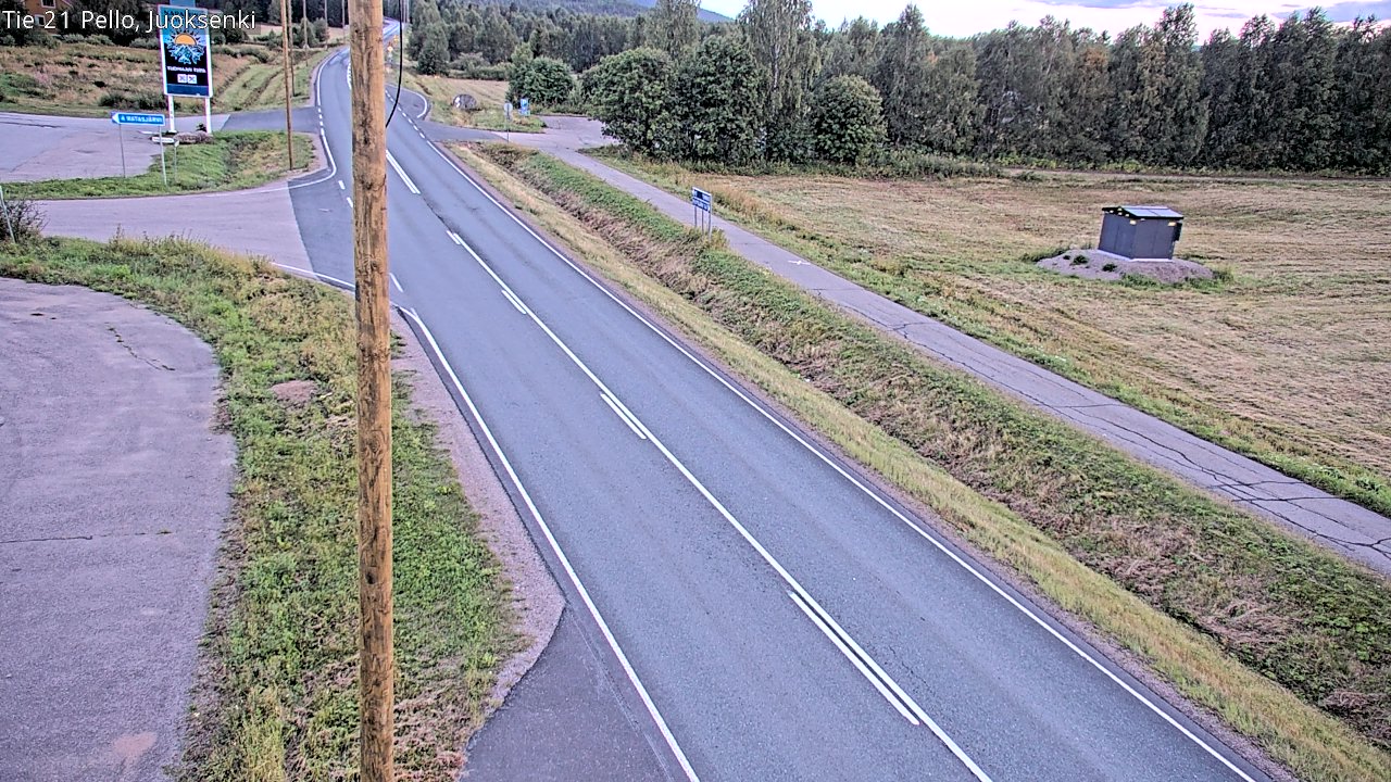Kelikamerat Kuva Tie 21 Pello Juoksenki, Pello, Lappi