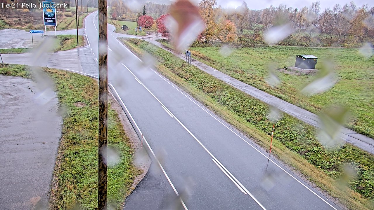 Weather Camera Image Road 21 Pello Juoksenki, Pello, Lappi