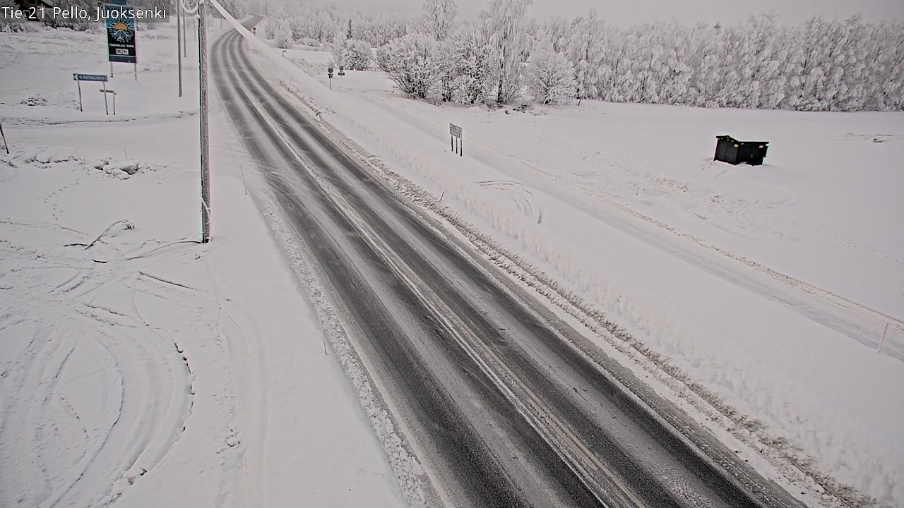 Kelikamerat Kuva Tie 21 Pello Juoksenki, Pello, Lappi