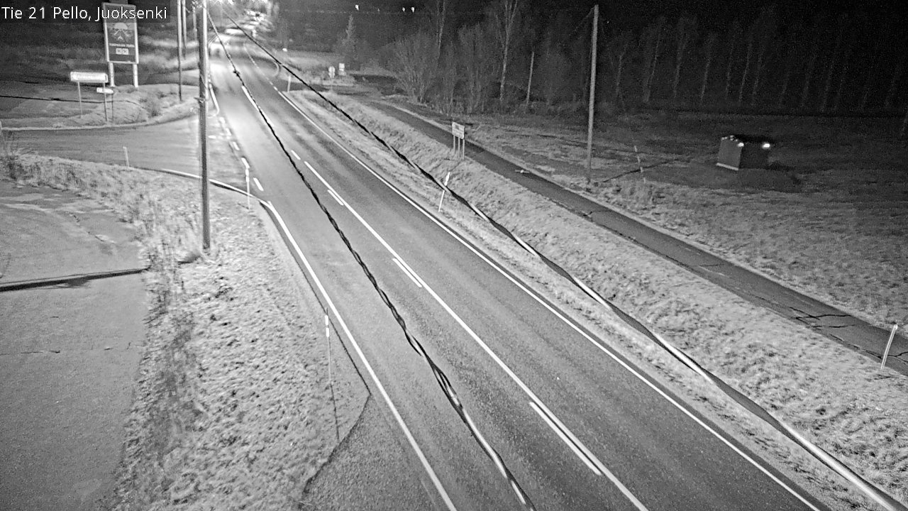 Kelikamerat Kuva Tie 21 Pello Juoksenki, Pello, Lappi