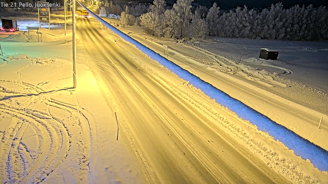 Kelikamerat Kuva Tie 21 Pello Juoksenki, Pello, Lappi