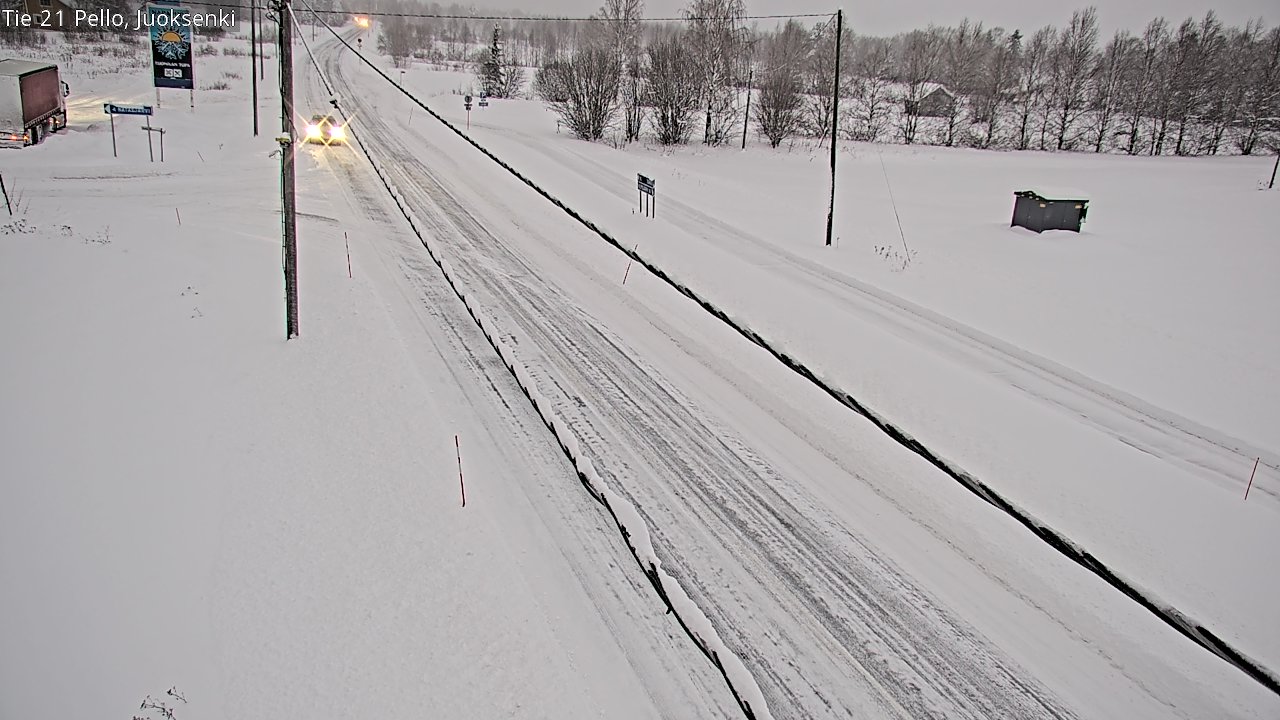 Kelikamerat Kuva Tie 21 Pello Juoksenki, Pello, Lappi