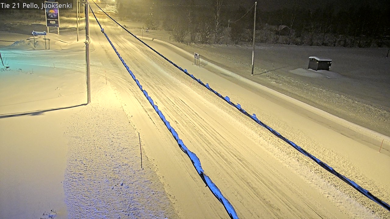 Kelikamerat Kuva Tie 21 Pello Juoksenki, Pello, Lappi