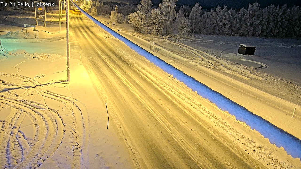 Kelikamerat Kuva Tie 21 Pello Juoksenki, Pello, Lappi
