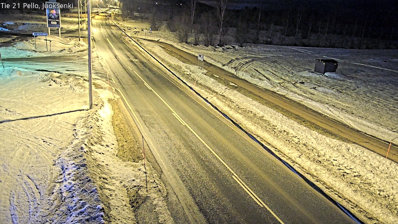 Kelikamerat Kuva Tie 21 Pello Juoksenki, Pello, Lappi