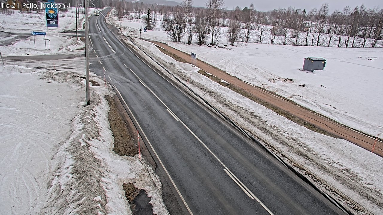 Kelikamerat Kuva Tie 21 Pello Juoksenki, Pello, Lappi