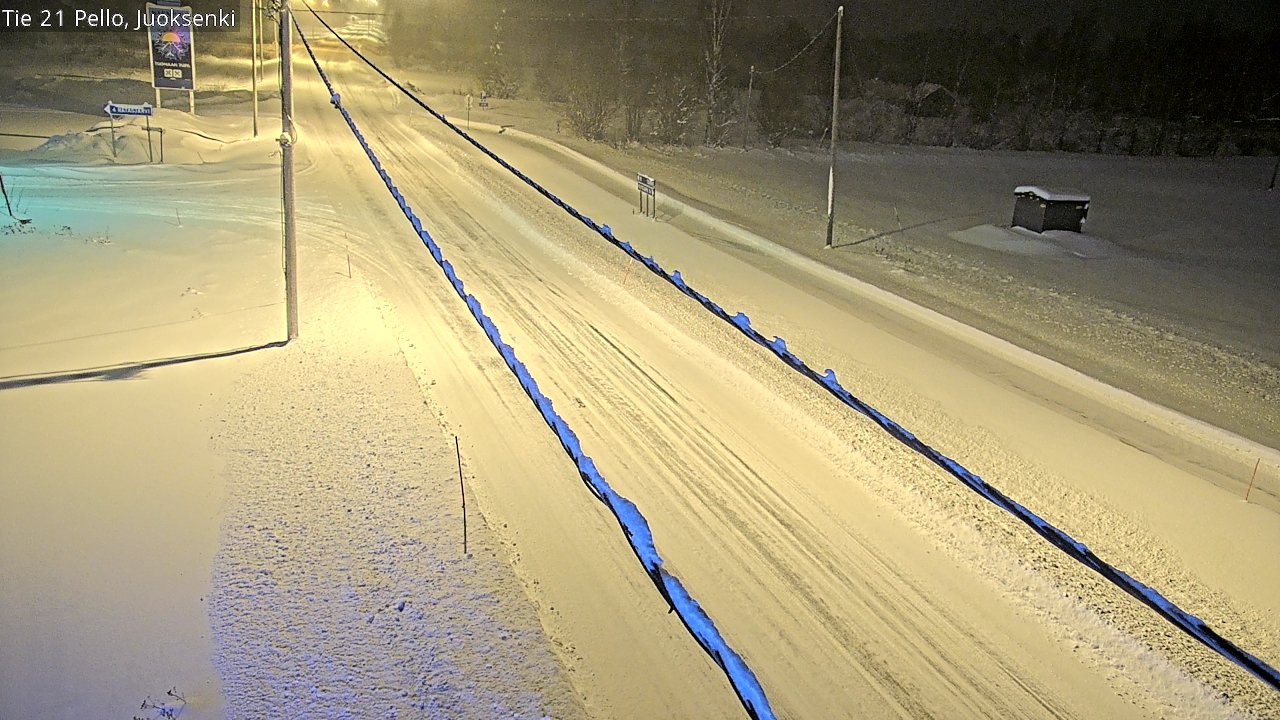 Kelikamerat Kuva Tie 21 Pello Juoksenki, Pello, Lappi