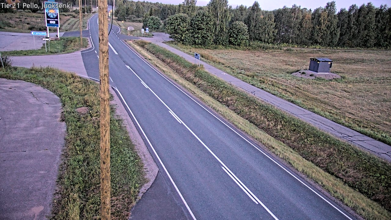 Kelikamerat Kuva Tie 21 Pello Juoksenki, Pello, Lappi