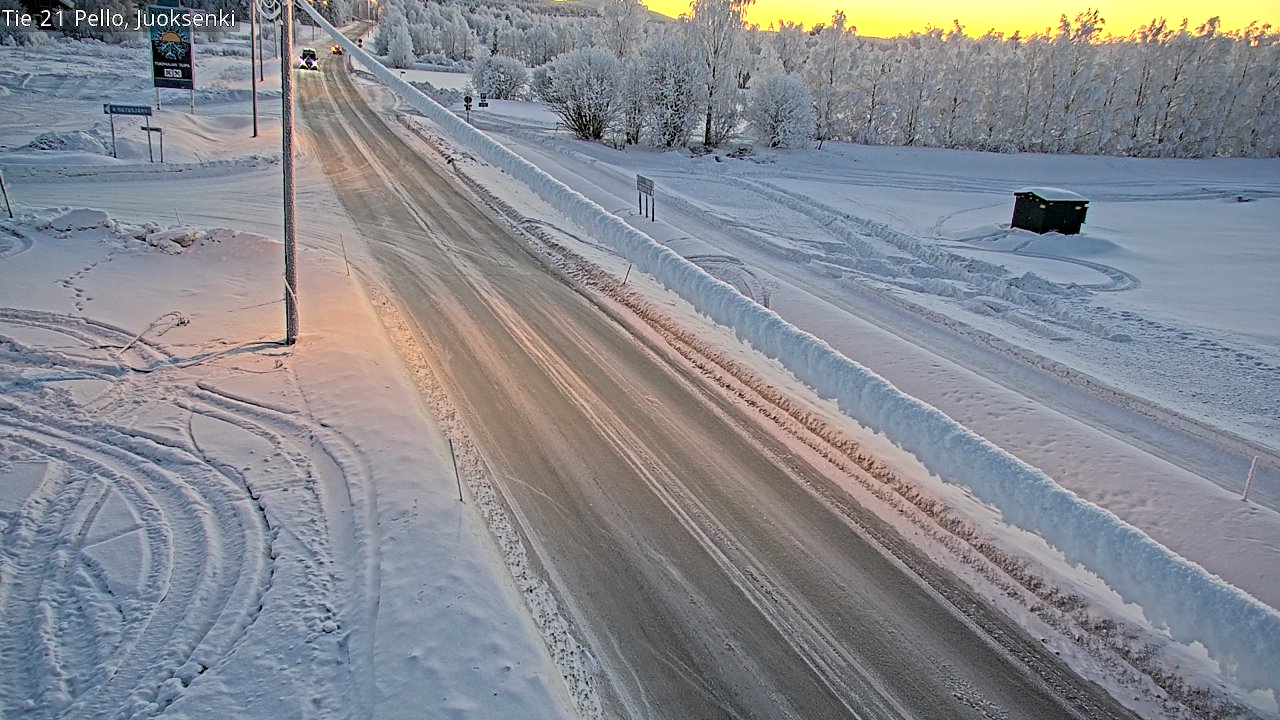 Kelikamerat Kuva Tie 21 Pello Juoksenki, Pello, Lappi