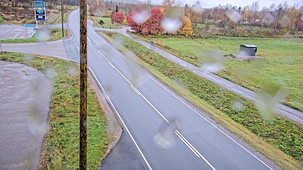 Weather Camera Image Road 21 Pello Juoksenki, Pello, Lappi