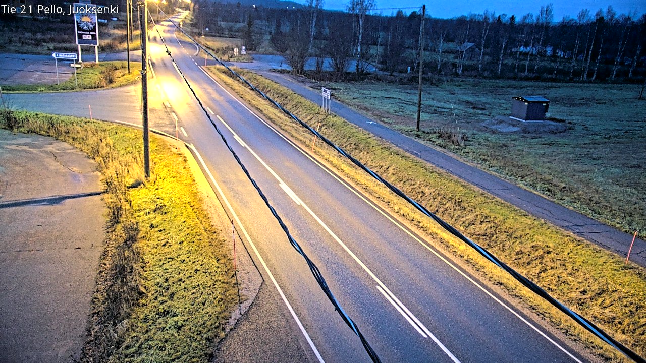 Kelikamerat Kuva Tie 21 Pello Juoksenki, Pello, Lappi