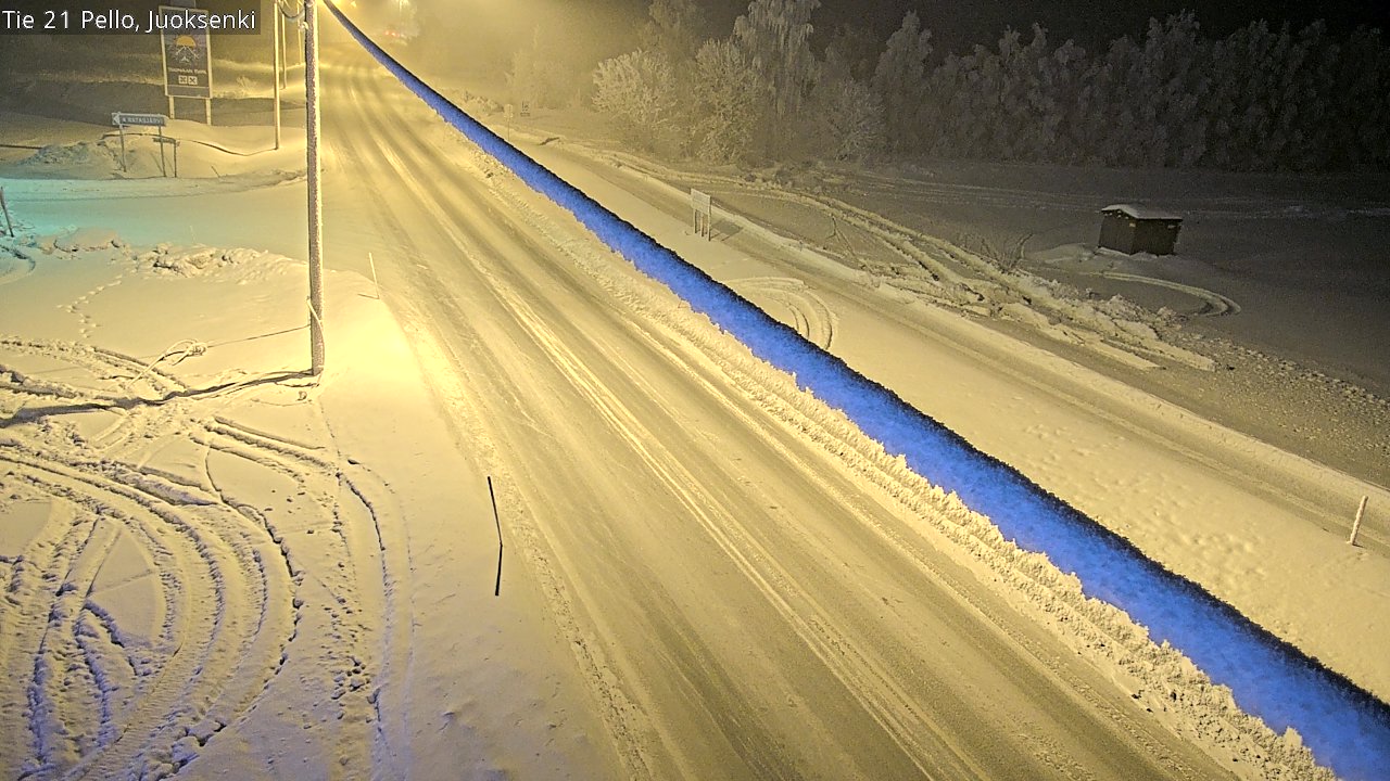 Kelikamerat Kuva Tie 21 Pello Juoksenki, Pello, Lappi