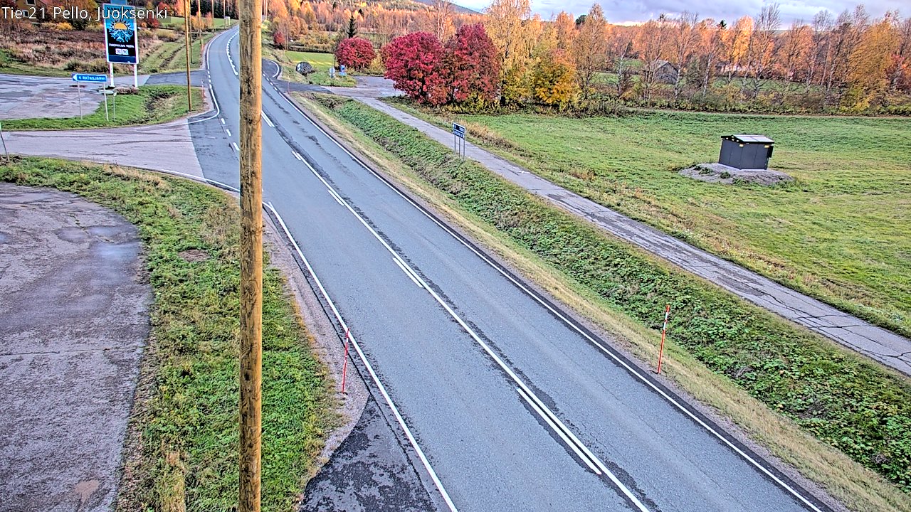 Kelikamerat Kuva Tie 21 Pello Juoksenki, Pello, Lappi