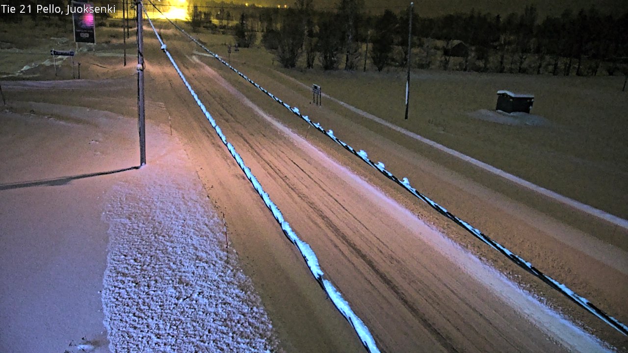 Kelikamerat Kuva Tie 21 Pello Juoksenki, Pello, Lappi