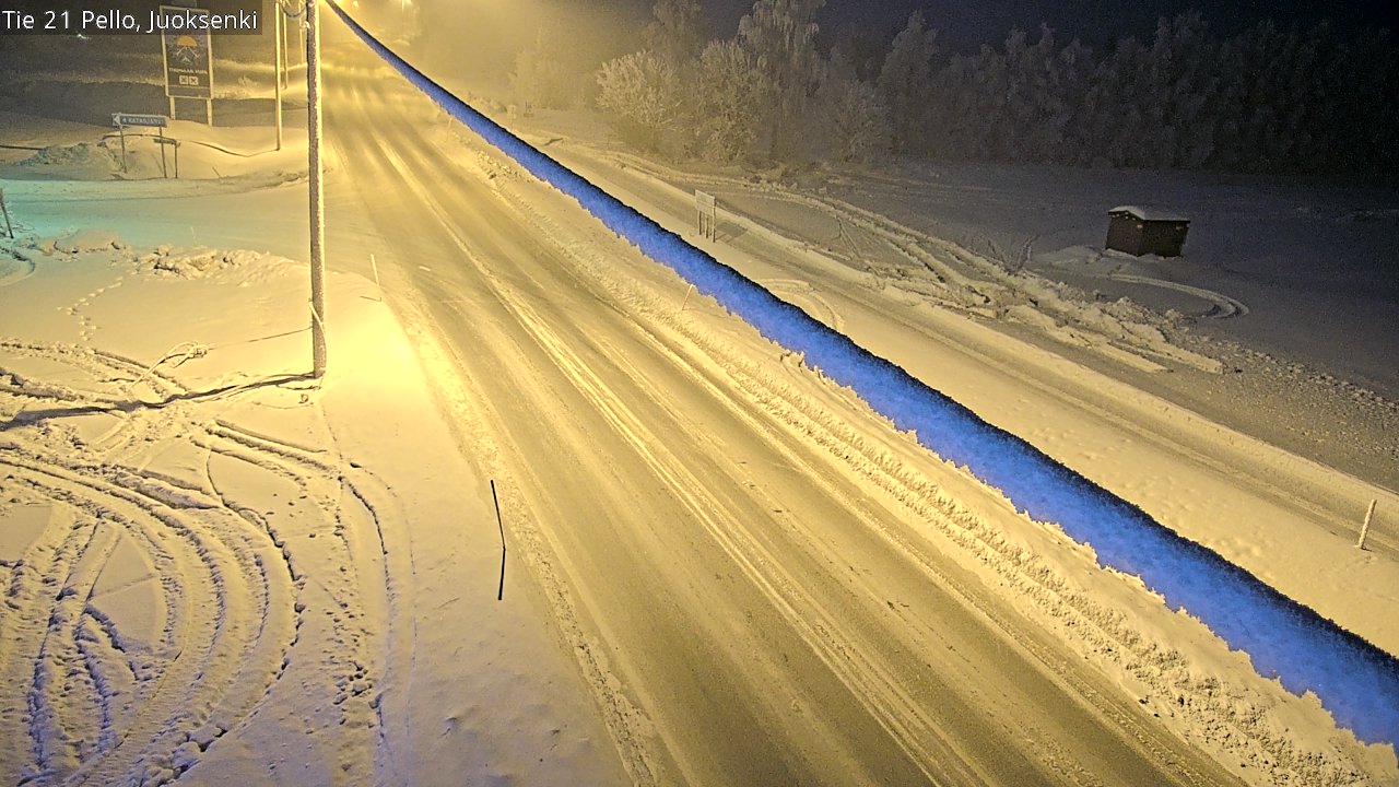 Kelikamerat Kuva Tie 21 Pello Juoksenki, Pello, Lappi