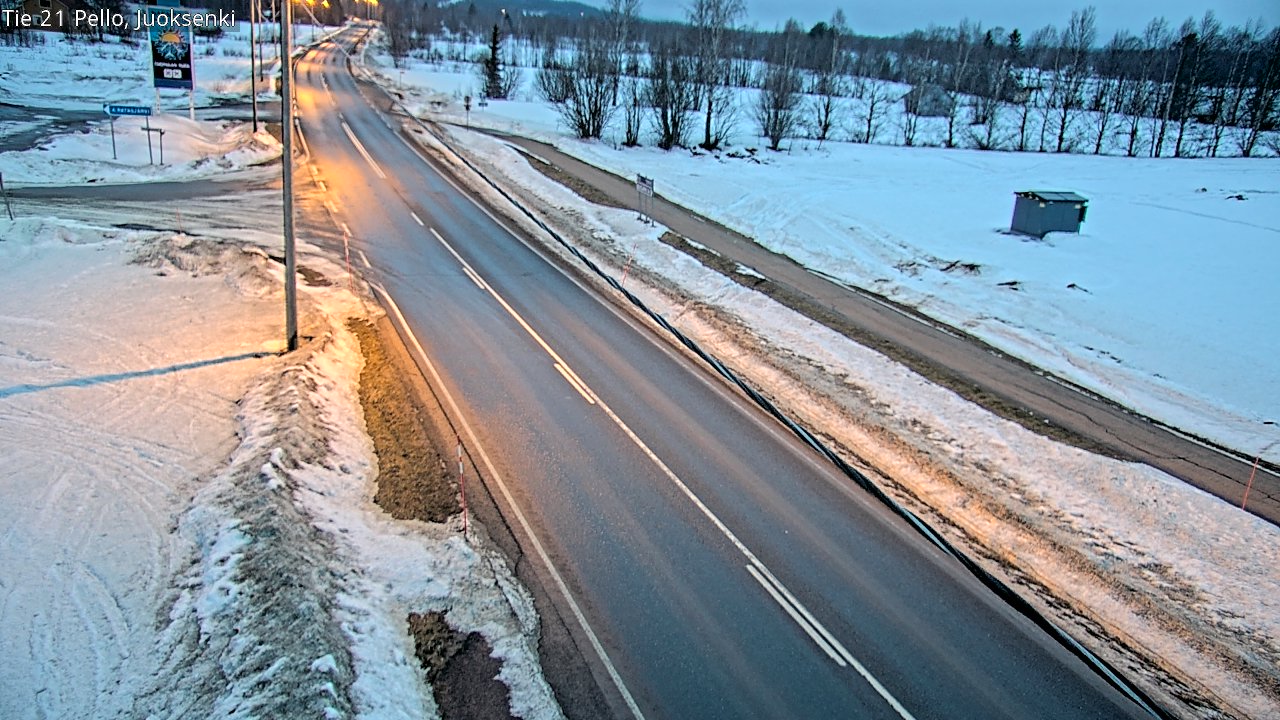 Kelikamerat Kuva Tie 21 Pello Juoksenki, Pello, Lappi