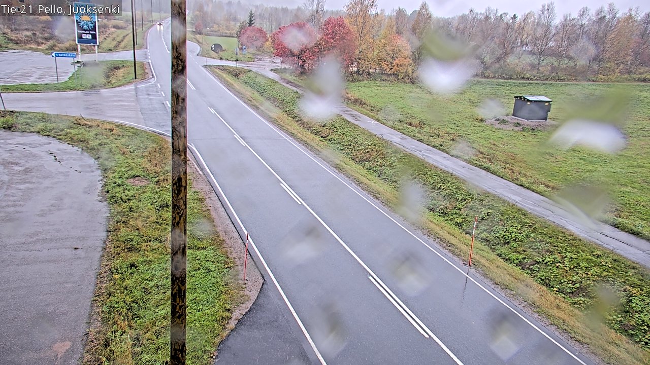Weather Camera Image Road 21 Pello Juoksenki, Pello, Lappi