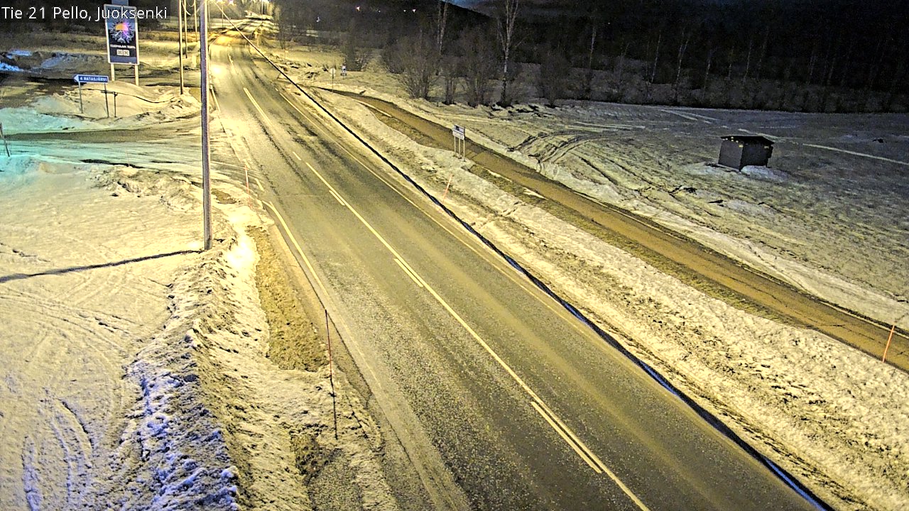 Kelikamerat Kuva Tie 21 Pello Juoksenki, Pello, Lappi