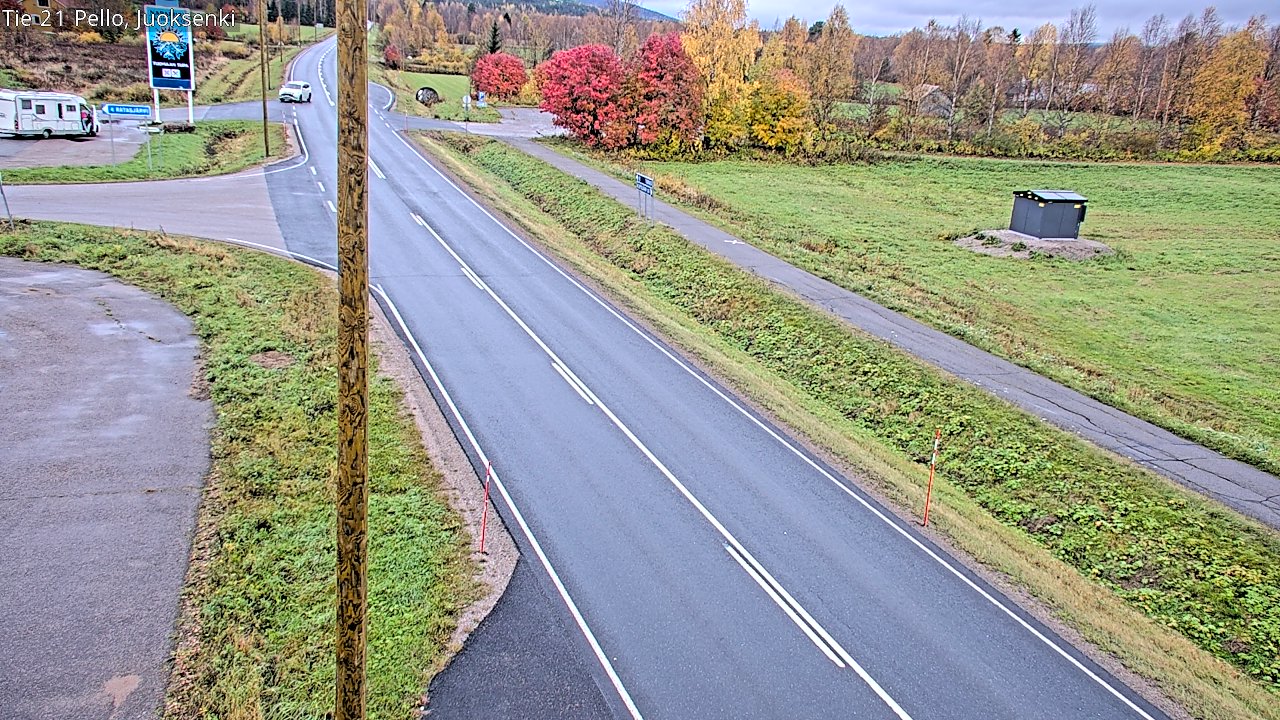 Kelikamerat Kuva Tie 21 Pello Juoksenki, Pello, Lappi