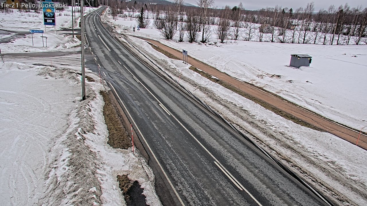 Kelikamerat Kuva Tie 21 Pello Juoksenki, Pello, Lappi